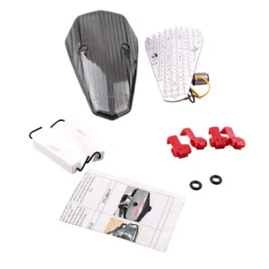 LED Tail Light Brake Turn Signal Lamp Smoke Fit HONDA SHADOW AERO 750 2004-2007 - Picture 1 of 10