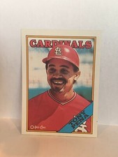 1988 O-Pee-Chee OPC Blank Back - TONY PENA