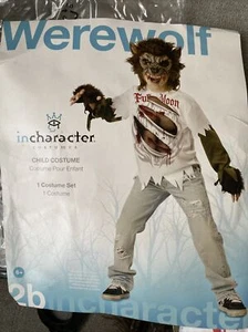 Werewolf Youth Boys Child Halloween Costume Size 10 - Picture 1 of 6