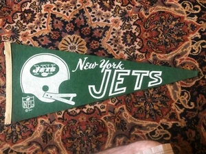1967 AFL New York Jets Full Size Pennant - Nice! - Picture 1 of 5