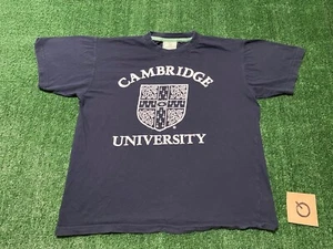 Vintage Cambridge University T Shirt L Large - Picture 1 of 7