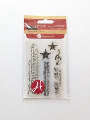 Juego de 7 estampillas de música artística de Hampton para gitanos Foto 1 de 2