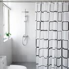 Waterproof Shower Curtain Mildew Proof Durable Bathroom Screens With Hook Modern