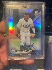 2019 Bowman Platinum Baseball Wander Franco prospect RC autograph auto Top-9