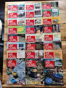 Lot of 24 Vintage O-Gauge Rail-Roading Magazines 1987 1989 1990-1993, Lionel - Picture 1 of 7