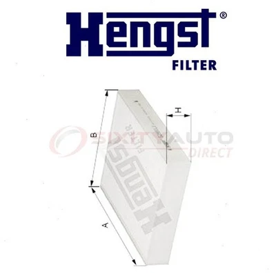 Hengst Cabin Air Filter for 2016-2017 BMW 330e - HVAC Heating Ventilation jm - Image 1 of 4