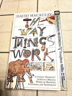 NEW SEALED - THE WAY THINGS WORK PC SOFTWARE  David Macaulay 1994 CD ROM Windows - Image 1 of 2