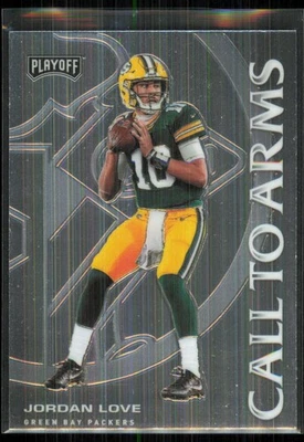 2020 Panini Playoff Call to Arms Jordan Love Rookie #CA-20 - Image 1 of 2