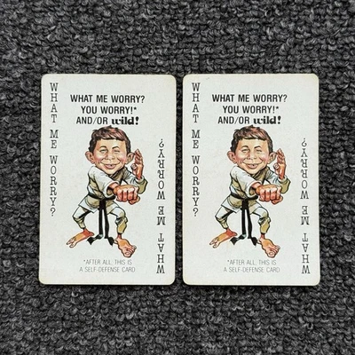 Mad No. 724 Vintage Magazine Card Game 1979 Replacement What Me Worry Cards Only - Image 1 of 4