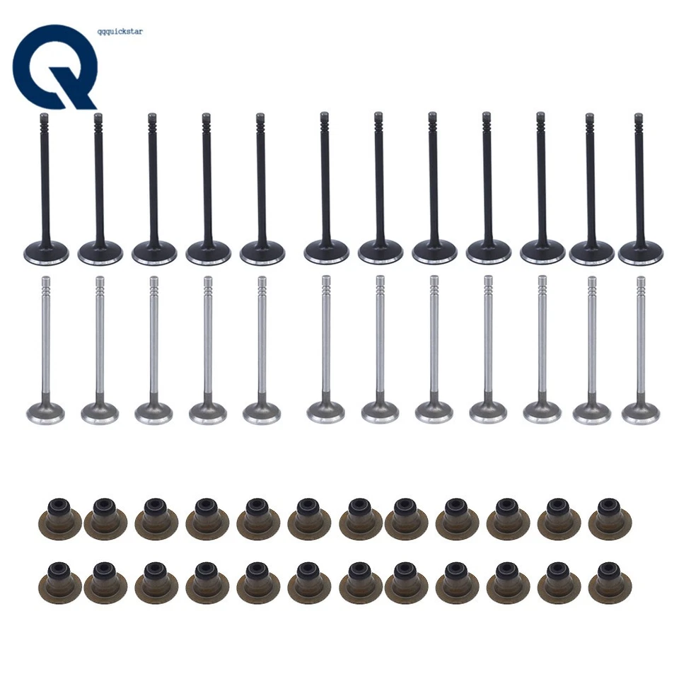 Válvulas de admisión y escape 24 un. para Chrysler 300 Dodge Avenger/Cargador 2005-10 Foto 1 de 4