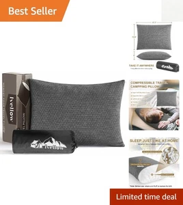 All-in-One Campingkissen - Atmungsaktiver Memory Foam für ultimative Entspannung - Bild 1 von 10