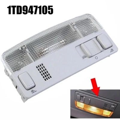 Front Dome Light Interior Ceiling 1TD947105 For Skoda Fabia Octavia B5 MK4 Golf - Image 1 of 4