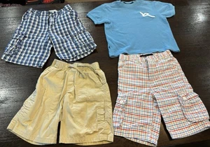 Summer Boys Size 6 Lot Of Four Shorts And Shirt Rocawear, Oshkosh, Place - Picture 1 of 8