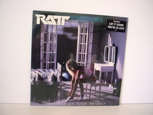 RATT Invasion Of Your Privacy Original SEALED 1985 ATLANTIC 81257 Hype Sticker - Imagen 1 de 4