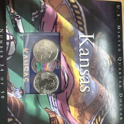 State Quarters - Coins of America U.S. Minted Quarter Dollar - #34 Kansas - Image 1 of 2