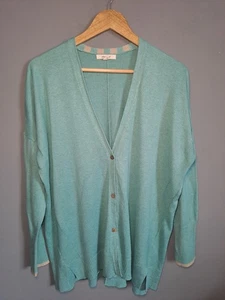 White Stuff Womens Olive Green Cardigan Size 16 Vgc. - Picture 1 of 7
