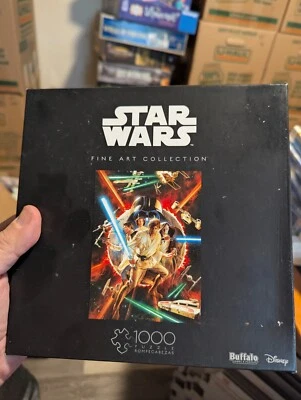 Póster de la película Star Wars Fine Art Collection 1000 piezas rompecabezas 1977 SIN CONTAR Foto 1 de 4