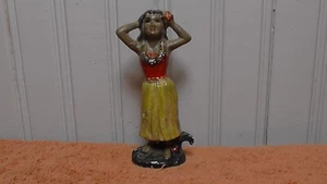 Apribottiglie vintage hula ragazza dipinto a mano vintage ghisa - Foto 1 di 6