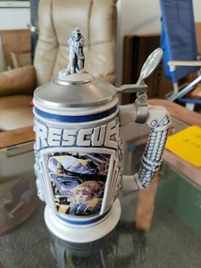 1997 Avon Tribute To Rescue Workers Stein Handcrafted in Brazil # 23827 - Picture 1 of 6