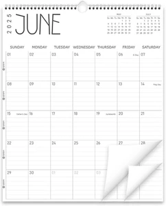 Wall Calendar 2025-2026, 11.5" X 14" Vertical Calendar 2025, 19-Month Desk/Wall - Picture 1 of 12