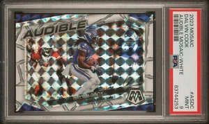 2023 Panini Mosaic Dalvin Cook Audible Mosaic White /25 Minnesota Vikings PSA 9 - Picture 1 of 2
