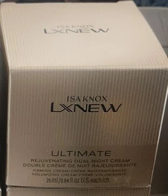 Isa Knox Anew LX Ultimate Rejuvenating Dual Night Cream  firming .85 fl. oz.NIB - Image 1 of 2