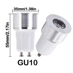 Mini Spot Light Bulb Lamp Replace Halogen Lamp 3W LED GU10 MR16 GU5.3 SS - Picture 1 of 15
