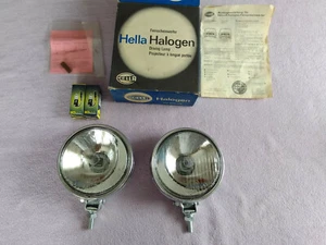 Hella 118 chrome driving lights lamps Porsche 911 912 356 NOS - Picture 1 of 10