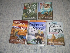 Lot of 5 Earth's Children HC/DJ Books by Jean M. Auel including three 1st/1st - Picture 1 of 10