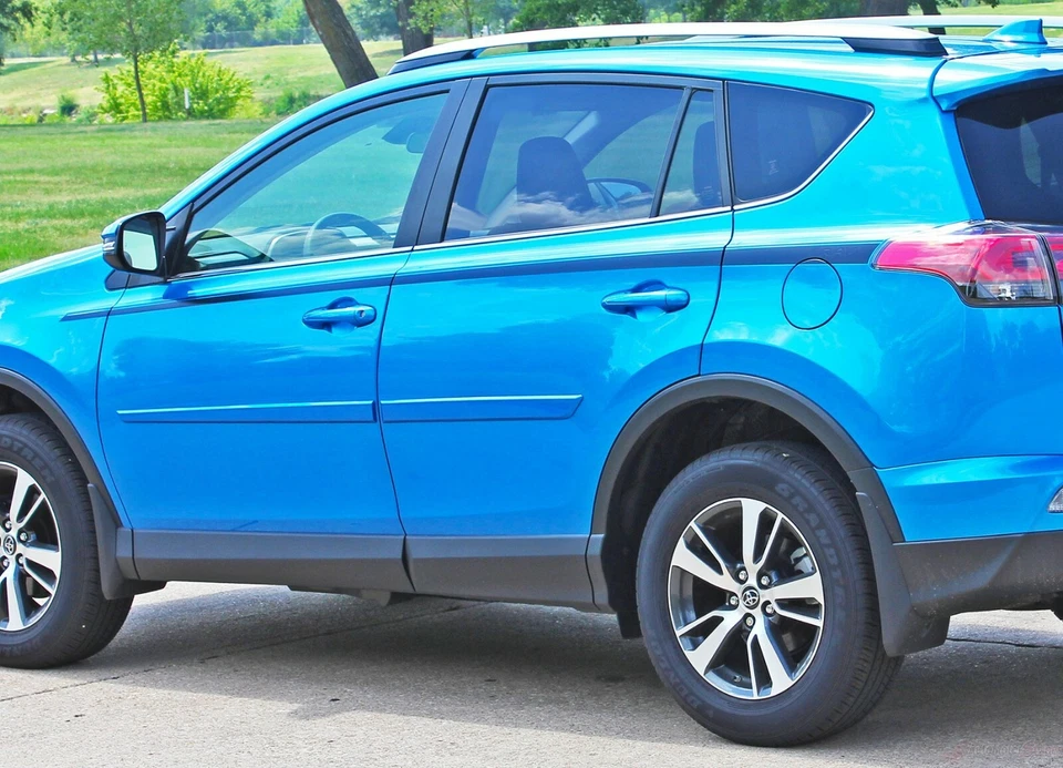 Calcomanía Ravage se adapta a: Toyota Rav4 3M pegatina de vinilo a rayas gráficas Foto 1 de 3