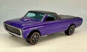 1968 Hot Wheels Redline CUSTOM FLEETSIDE Purple YEAR ONE ☝️ Gorgeous! - Picture 1 of 9