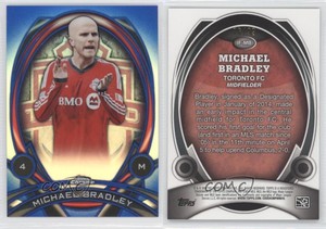 2014 Topps Chrome MLS In Form Blue Refractor /99 Michael Bradley #IF-MB