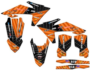 2023 SXF RACE SERIES Orange Senge Graphics Kit Compatible with KTM - Foto 1 di 10