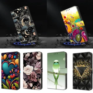 Case for iPhone 11 Pro 11 8 7 12 Pattern PU Leather Flip Wallet Case Phone Cover - Picture 1 of 27