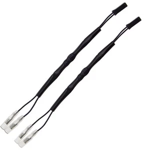 Bullet Pin 2 Prong Square For Suzuki GSXR 2x Turn Signal Adapter Plug Blinker - Picture 1 of 2