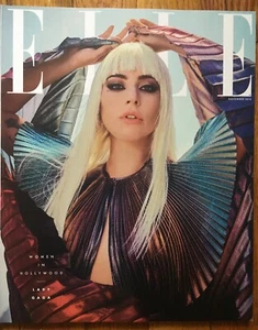 LADY GAGA - ELLE MAGAZINE - WOMEN IN HOLLYWOOD - MIA FARROW NOVEMBER 2018 - RARE - Picture 1 of 3
