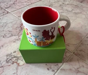 NUEVO Starbucks YAH YOU ARE HERE Series ESPAÑA Mini Taza Adorno - Imagen 1 de 4