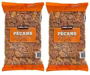 2 Packs Of Kirkland Signature Shelled Pecan Halves Nuts 32 Oz Each Pack *4 Lb* - Picture 1 of 2