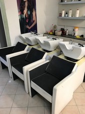 1 x LAVATESTE PARRUCCHIERA BARBIERE SALON AMBIENCE SQUARE POLTRONA E LAVAGGIO