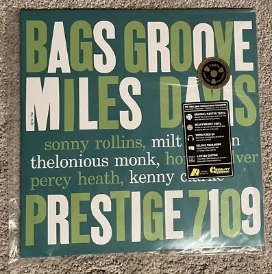 Miles Davis Bags Groove  Analogue Productions 200G– APRJ 7109. New/Sealed! - Image 1 of 2
