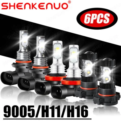 Faro LED alto/bajo + faros antiniebla para Jeep Grand Cherokee 2011 2012 2013 Foto 1 de 4