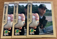 SCOTT CHIASSON 2005 Grandstand Norwich Navigators 3 card lot PWE SHIP