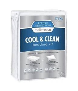Allerease Protection Waterproof Mattress Protector BEDDING KIT - Twin/Twin XL - Picture 1 of 7