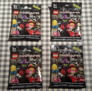 Lego minifigures series 14 unopened sealed random mystery blind bags packs x4 - Picture 1 of 2