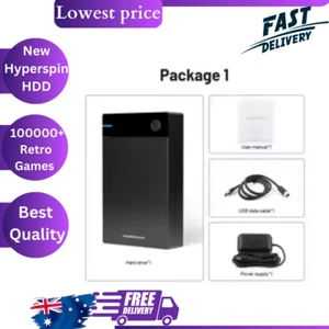 New Hyperspin Attraction KINHANK 12TB 40000+ Games PS4/PS3/PS2/Wii/Wiiu/SS/N64 - Picture 1 of 8
