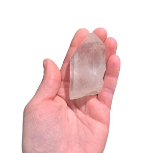 96G Raw Specimen Quartz Point Large Clear Quartz Crystal Healing Gift 2.75” - Picture 1 of 14