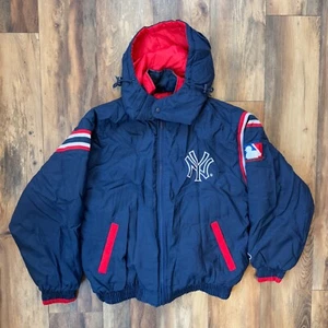 90s Vintage New York Yankees Pro Player Jacket Large Hiphop Varsity Jacket - Picture 1 of 13