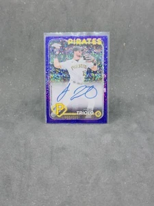Jared Triolo 2024 Topps Chrome Baseball Purple Speckle Rookie Refractor Auto/299 - Picture 1 of 3