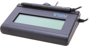 *NEW* Topaz SignatureGem T-LBK462-HSB-R Backlit LCD Signature Capture Pad USB