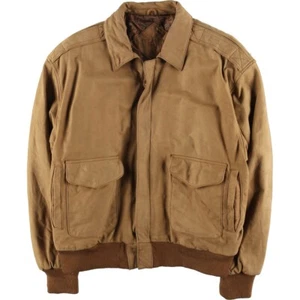 GITANO A-2 Type Leather Flight Jacket Men's Size L /eaa496129 - Picture 1 of 19